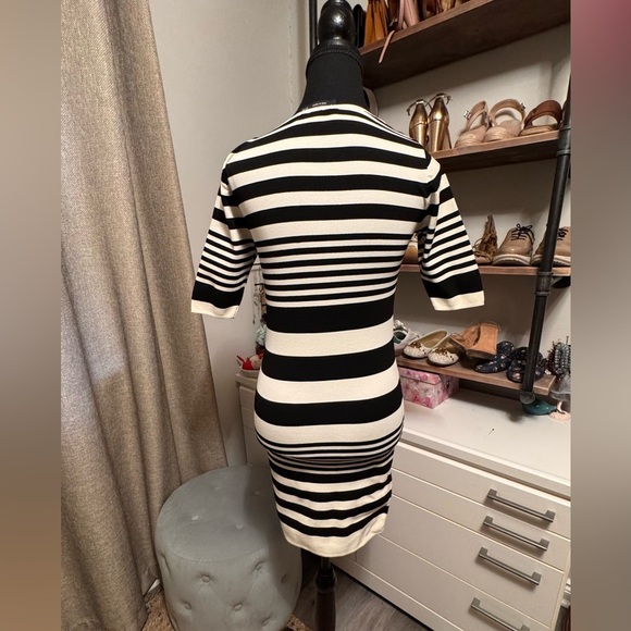 Black and White Striped Dress - Picture 5 of 5